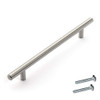 Dynasty Hardware P-1015-SN European 15" Bar Cabinet Hardware Pull Satin Nickel