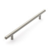 Dynasty Hardware P-1020-SN European 20" Bar Cabinet Hardware Pull Satin Nickel