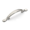 Dynasty Hardware P-80602-SN Arched Cabinet Hardware Pulls, Satin Nickel