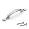 Dynasty Hardware P-80602-SN Arched Cabinet Hardware Pulls, Satin Nickel