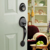 Dynasty Hardware COL-SIE-100-12P Colorado Front Door Handleset, Aged, Oil Rubbed Bronze with Sierra Knob