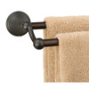 Dynasty Hardware 5016-ORB Brentwood 24 Inch Double Towel Bar Oil Rubbed Bronze