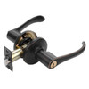 Dynasty Hardware Vail Lever Keyed Entry Set Aged Oil Rubbed Bronze