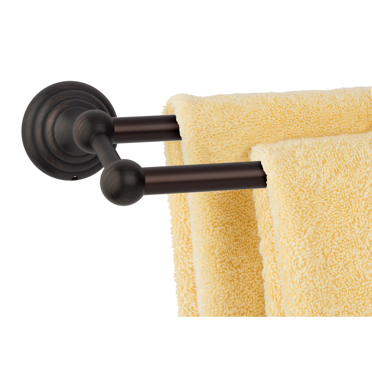 Dynasty Hardware 7516-ORB Bel-Air 24" Double Towel Bar Oil Rubbed Bronze