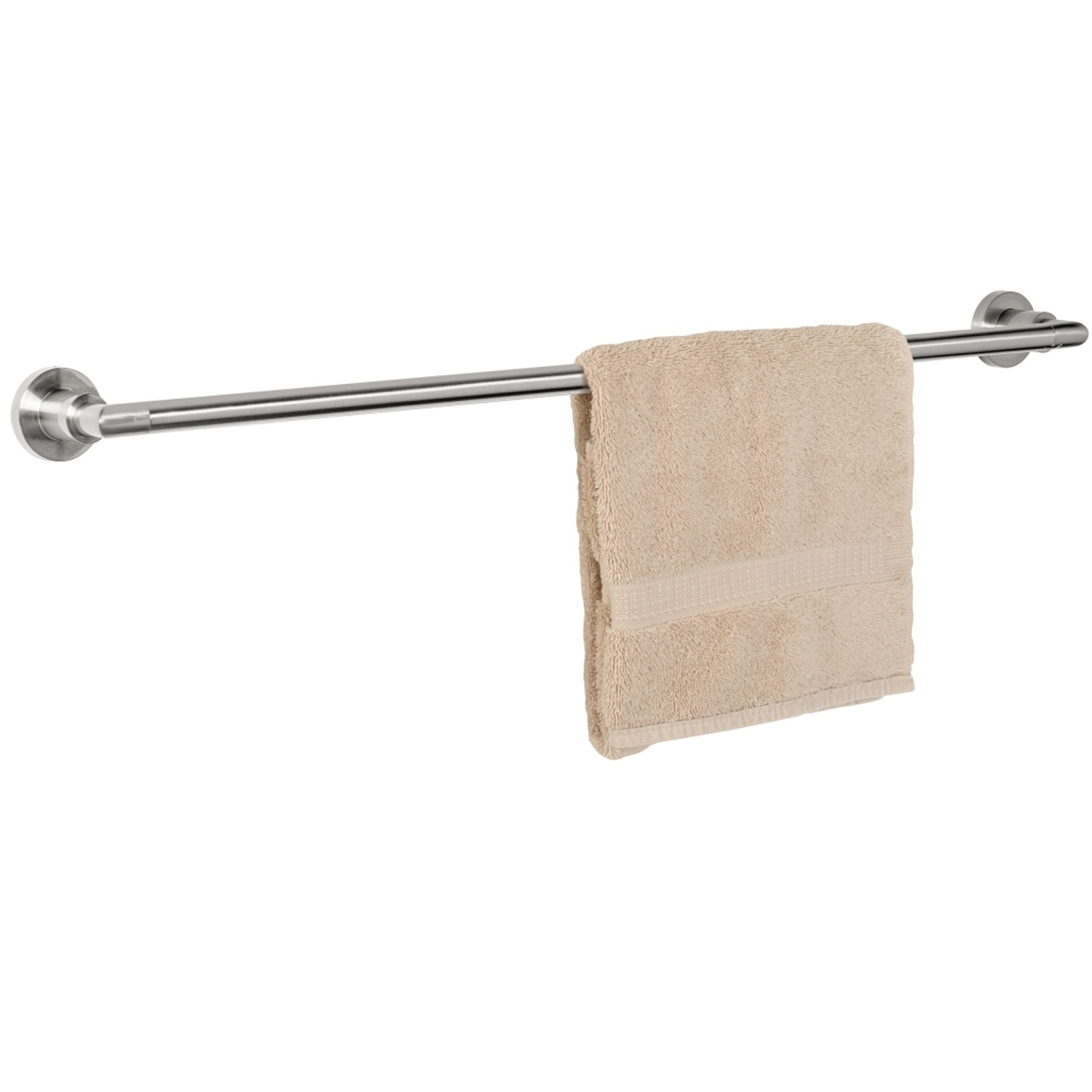 Dynasty Hardware 4002-SN Manhattan 24-Inch Single Towel Bar, Satin Nickel