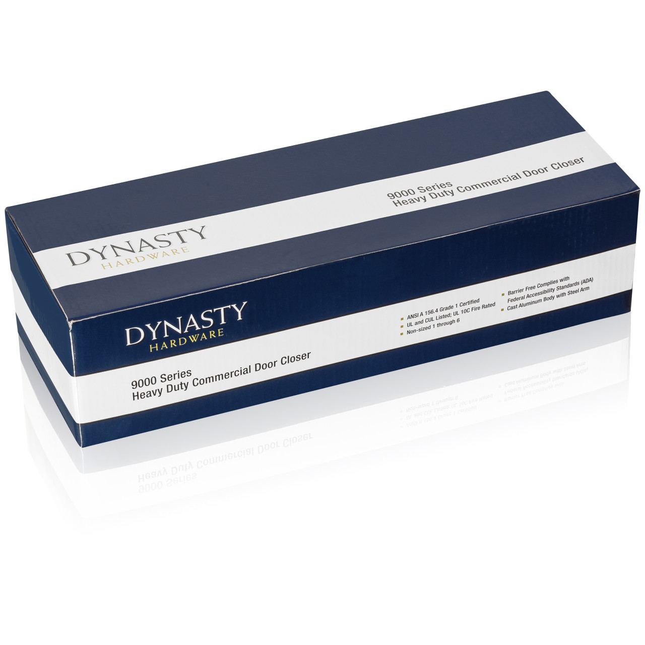 Dynasty Hardware 9000-ALUM Surface Mount Door Closer, Sprayed Aluminum