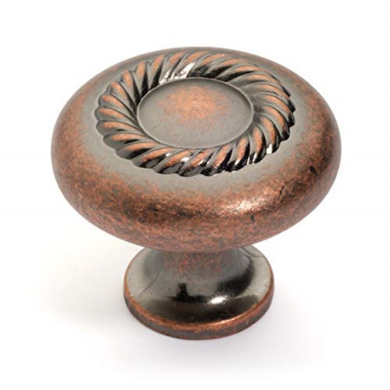 Dynasty Hardware K-5104-AC Rope Cabinet Knob, Antique Copper