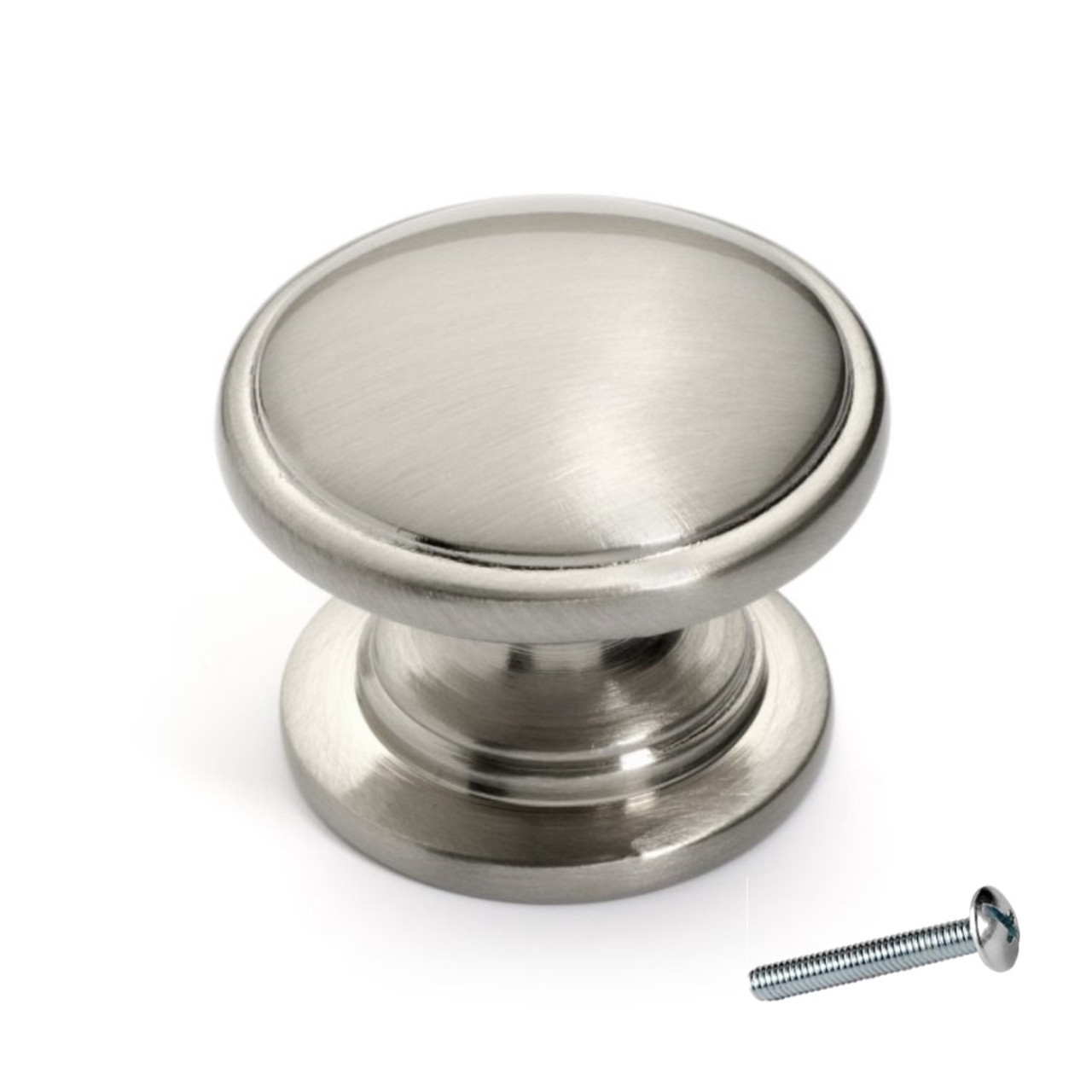 Dynasty Hardware K-80980-SN Cabinet Knob, Satin Nickel