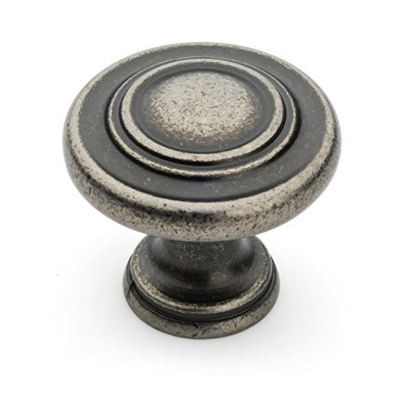 Dynasty Hardware K-81295-AN Three Ring Cabinet Knob, Antique Nickel