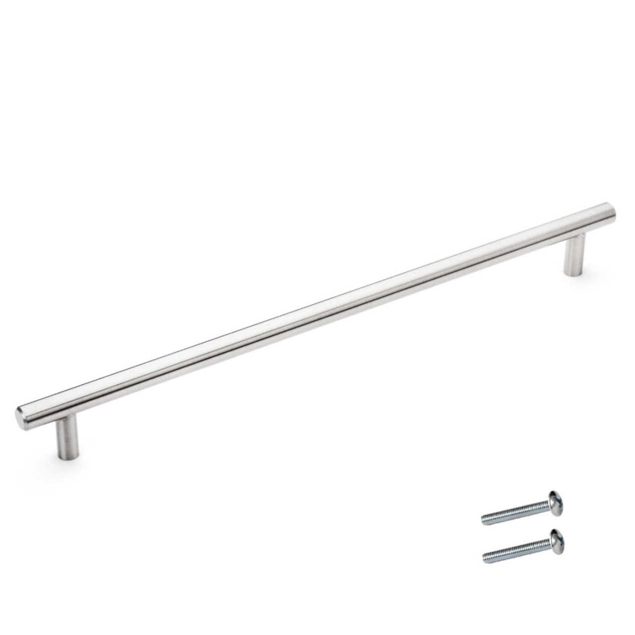 Dynasty Hardware P-1012-26 European 12" Bar Cabinet Hardware Pull Polished Chrome