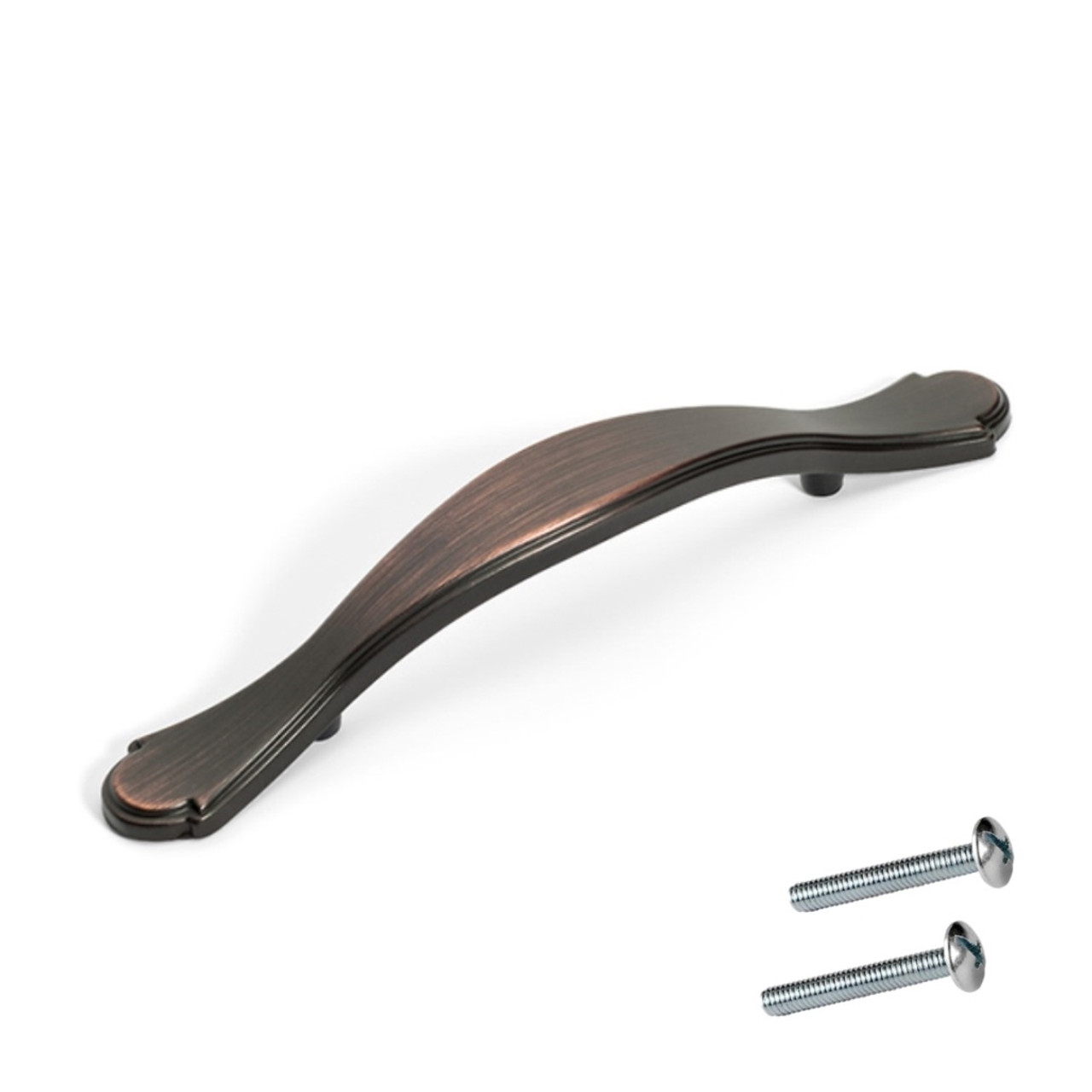 Dynasty Hardware P-80008-10B Arched Cabinet Hardware Pull Oil Rubbed Bronze