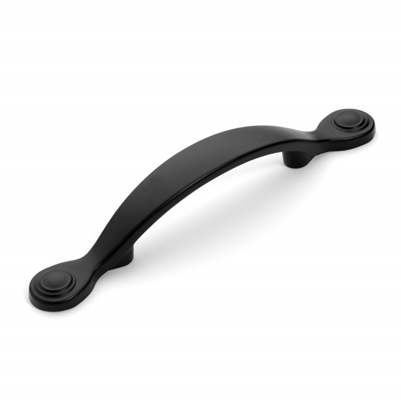 Dynasty Hardware P-86954-FB Arched Cabinet Hardware Pull Flat Black