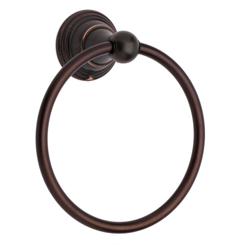 Dynasty Hardware 2211-ORB Muirfield 5-1/2" Diameter Towel Ring Oil Rubbed Bronze