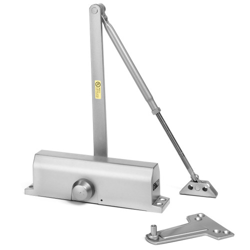 Dynasty Hardware 4000-ALUM Commercial Grade Door Closer, Size 4 Spring, Aluminum