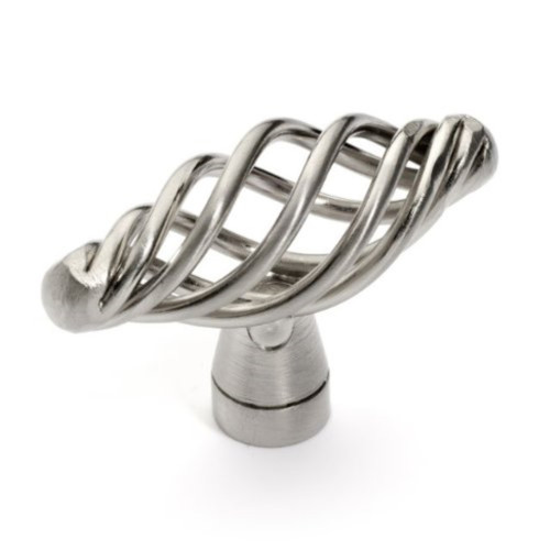Dynasty Hardware K-81426-SN Birdcage Cabinet Knob, Satin Nickel