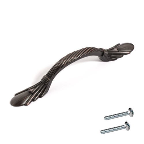 Dynasty Hardware P-82181-10B Bail Cabinet Hardware Pull, Oil Rubbed Bronze