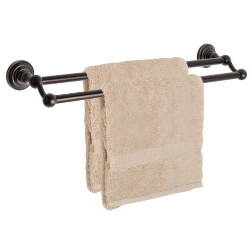 Dynasty Hardware 3816-ORB Palisades 24" Double Towel Bar Oil Rubbed Bronze Dynasty Hardware 3816-ORB Palisades 24" Double Towel Bar Oil Rubbed Bronze