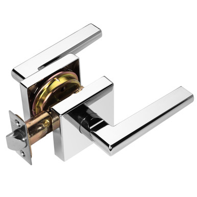 Dynasty Hardware CAP-82-US26 Capri Lever Passage Set, Polished