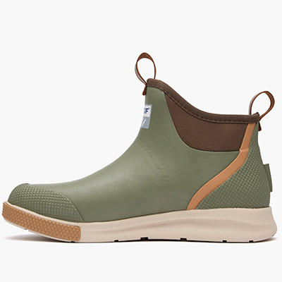 Men's Inch Ankle Deck Boot Sport Olive Coastal Outfitters