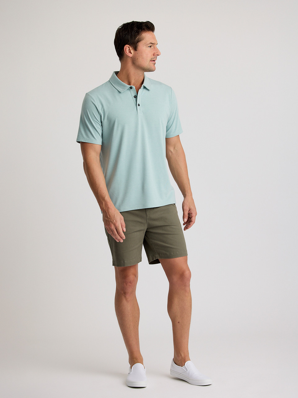 Free Fly Bamboo Flex Polo II - Men's Heather Deepwater / XXL