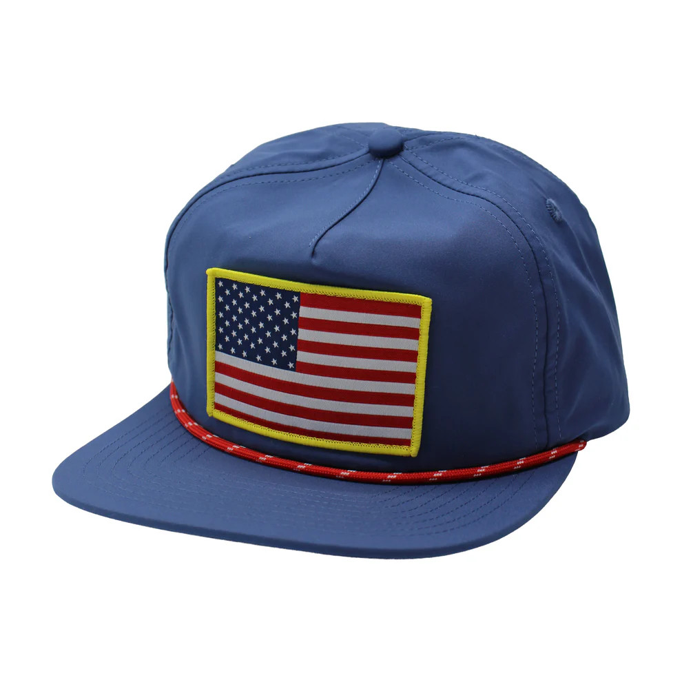 Flag Rope Hat Patriotic Patch LP Rope Hat | American Flag Rope Hat