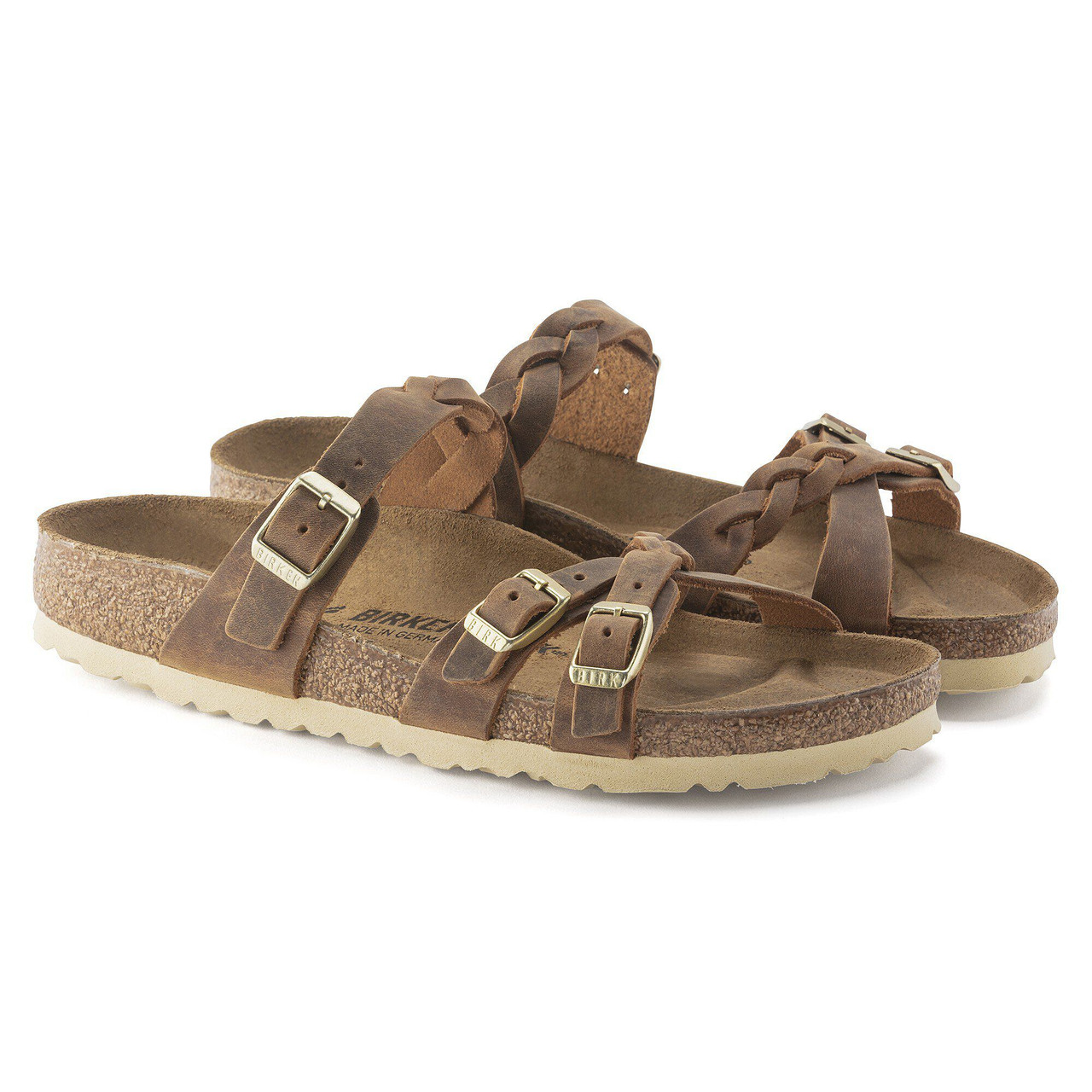 franca oiled leather tobacco brown Franca Oiled Leather - Cognac
