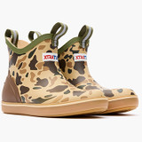 Big Kids Ankle Deck Boot 4" Slip On DUCK CAMO