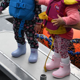 TUFS Little Kids Ankle Deck Boot Bubble Gum