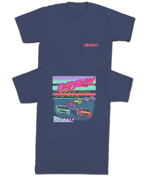 Old Row Neon Racing Pocket Tee Old Row Neon Racing Pocket Tee