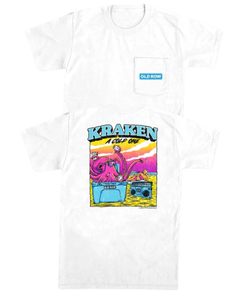 Kraken a Cold One Pocket Tee Kraken a Cold One Pocket Tee