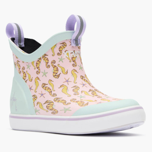 Big Kids Ankle Deck Boot Guy Harvey - Seahorse