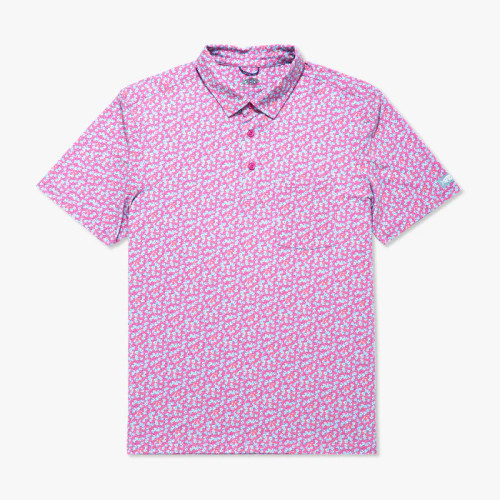 Qualifier Printed Performance Polo