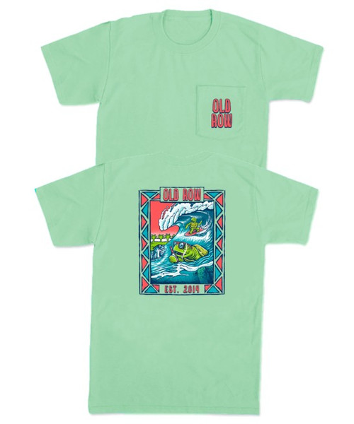 Old Row Surfin' Turtles Pocket Tee