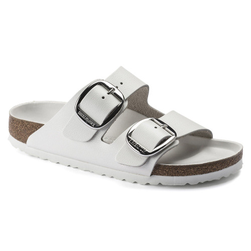 Arizona Big Buckle Leather - White - Regular/Wide - Coastal Outfitters