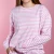 Stripe Monochrome Long Sleeve Top