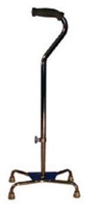 Anodized aluminum shafts with reinforced steel base Quad Canes, Large base:7.5"X12", Height range:29"~38", Weight limit:250LBS Anodized aluminum shafts with reinforced steel base Quad Canes, Large base:7.5"X12", Height range:29"~38", Weight limit:250LBS