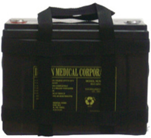 12V, 75AH Battery, 10 1/8" x 6 9/16" x 7 15/16", Wt 56 lbs 12V, 75AH Battery, 10 1/8" x 6 9/16" x 7 15/16", Wt 56 lbs