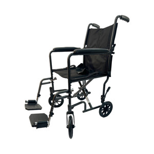Standard Transporter -19" Transporter wheelchair ,fixed arm with foot rests, weight limit: 220 lbs
