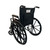 eChair - 20" Standard wheelchair with detachable arm,20X16" seat, foot rests, weight limit: 250lbs