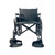 22"Heavy duty wide wheelchair with detachable arm, leg rests and dual axle, weight limit 350lbs