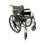 eLite- 20" lightweight wheelchair with footrests & anti-tippers, Weight limit:250lbs