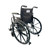 16"  High strength lightweight wheelchair with adjustable height arm & swing  back arm, footrests , anti-tippers, Weight limit:250lbs