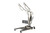 Electric Stand Assist Lifter, with Height adjustable leg cushion, Double lockable roller caster, Rechargeable battery , Anti-slip foot stand, weight capacity:400 LBS. PL-DAL400ESA