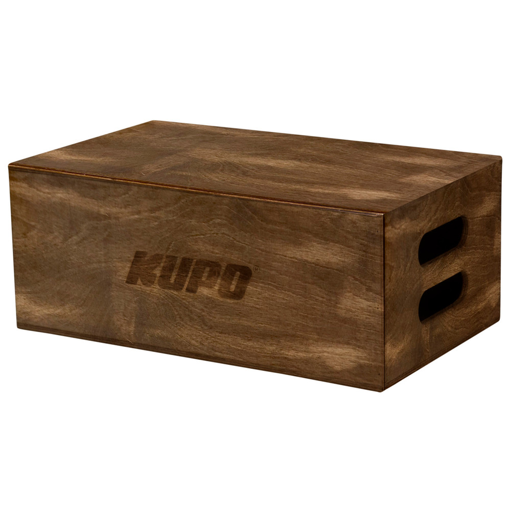 Kupo Brown Stained Apple Box - Full - 20in X 12in X 8in