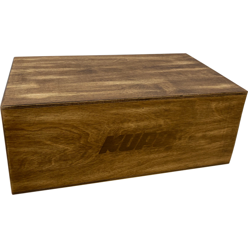 Kupo KG057611 Brown Stained Full Size Apple Box - 20x12x8in