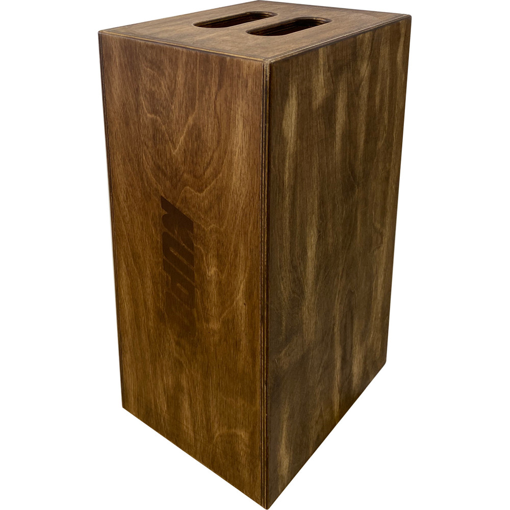 Kupo KG057611 Brown Stained Full Size Apple Box - 20x12x8in