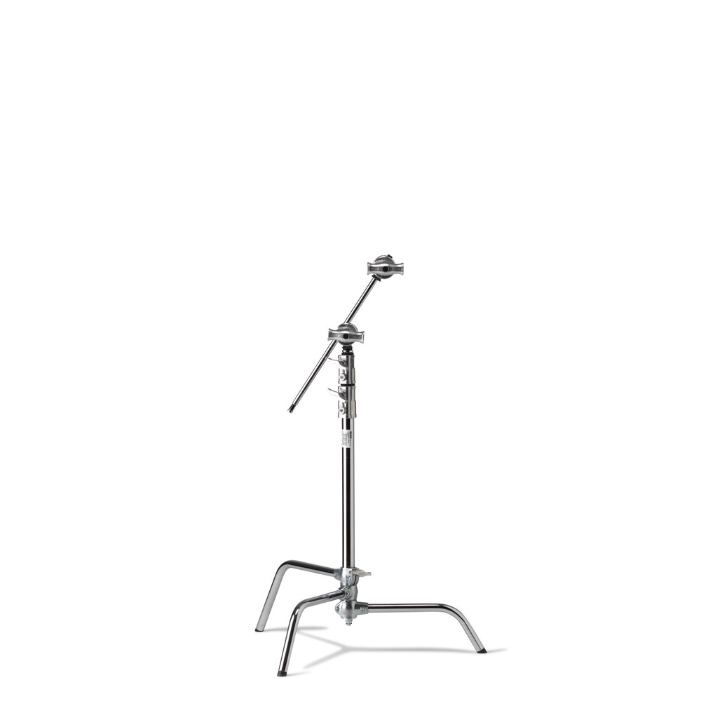 Kupo 20in Master C-Stand with Sliding Leg Kit (Stand 2.5in Grip Head & 20in Grip Arm with Hex Stud) - Silver