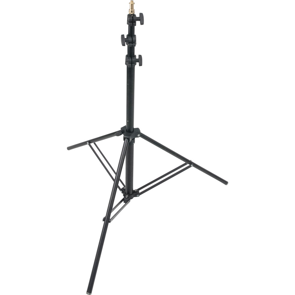 Kupo Backlite Base 013BS - Supporto Per Luci A Terra In Acciaio, Altezza 9 Cm, Portata 15 Kg, Con Perno 5/8'' E Filettature 1/4 E 3/8 - 2