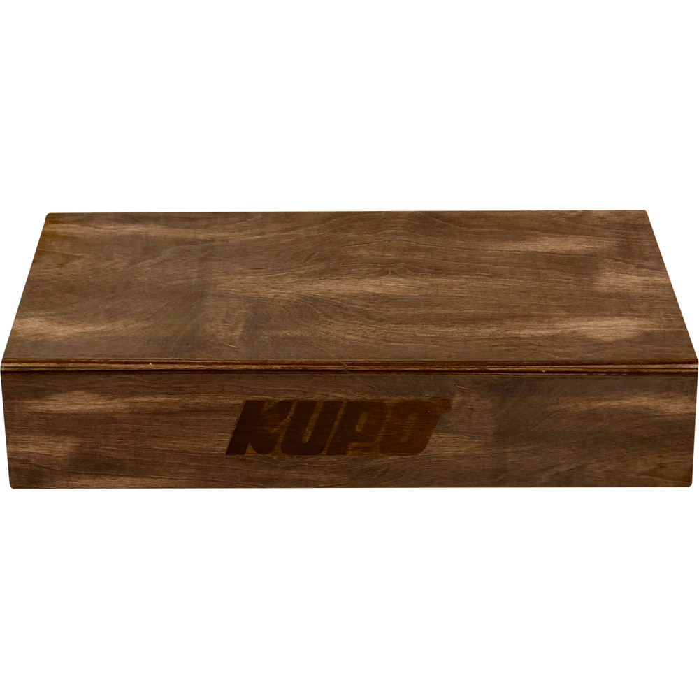 Kupo KG037812 Brown Stained Half Size Apple Box - 20inx12inx4in