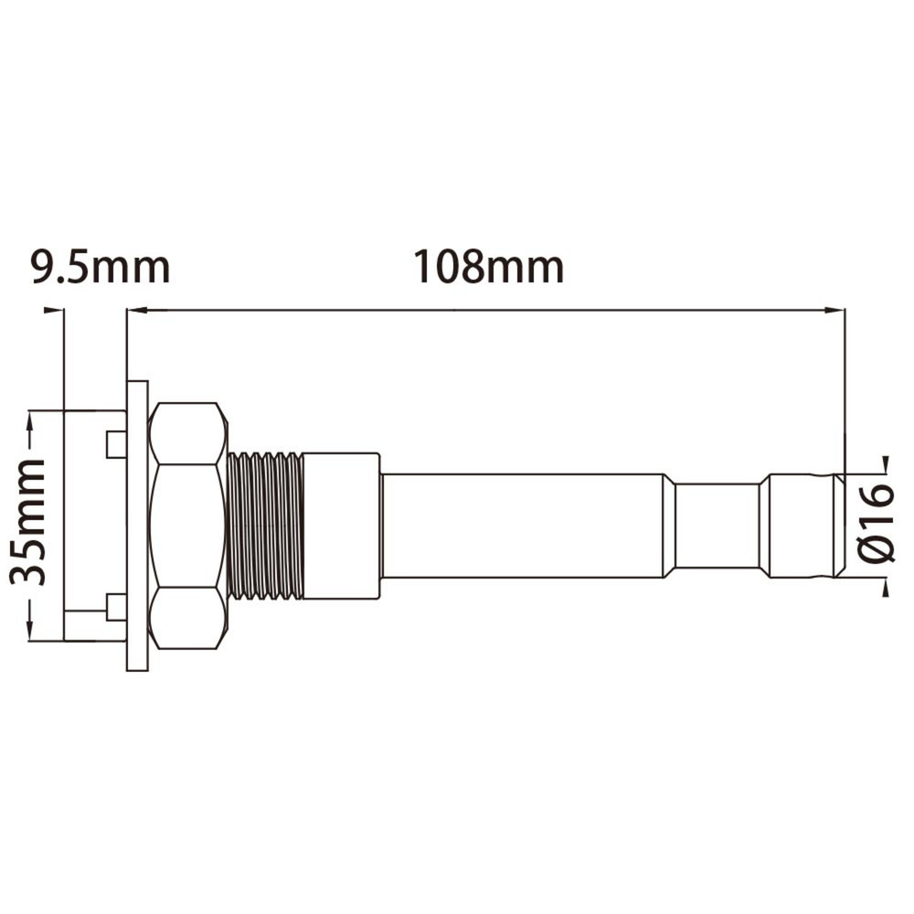 Kupo Strut Channel Adapter with 5/8in (16mm) Baby Pin